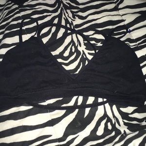 Black bra